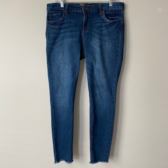 Kut from the Kloth Frayed Jeans - Picture 1 of 6